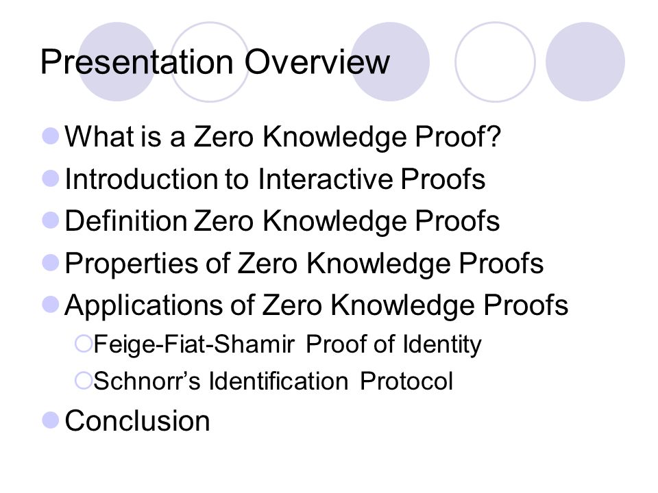 Zero Knowledge Proofs Matthew Pouliotte Anthony Pringle Cryptography ...