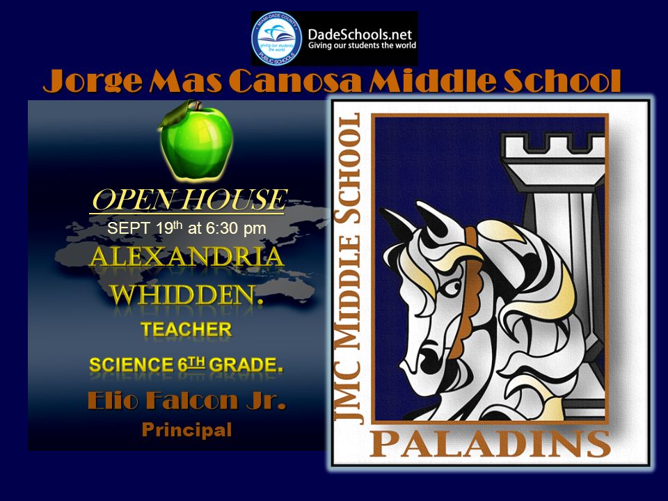 jorge mas canosa middle school open house sept 19 th at 6 30 jorge mas canosa middle school