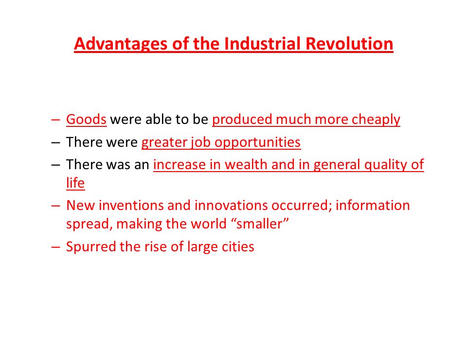 The Industrial Revolution Was A Shift From Cottage Industries To