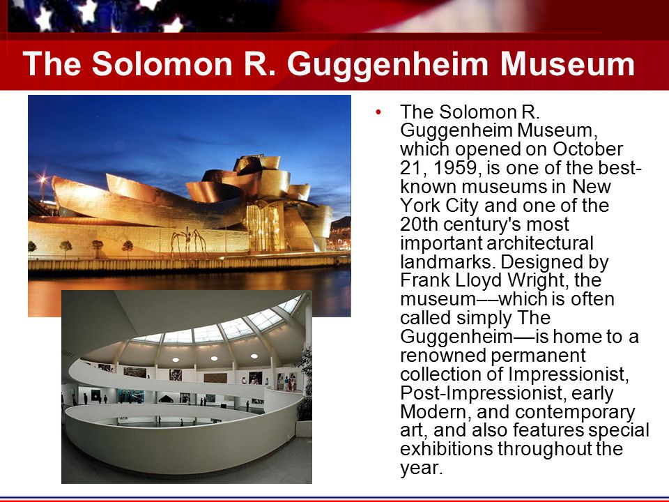 The Solomon R. Guggenheim Museum The Solomon R.