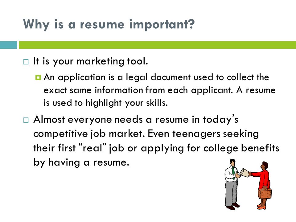 resume writing why is a resume important it is your marketing