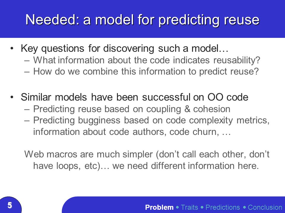 Predicting Reuse of End-User Web Macro Scripts Chris Scaffidi 1 2 ...
