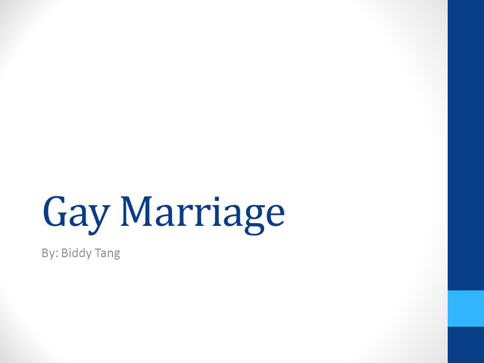 1 Gay Marriage By Biddy Tang 1 Gay Marriage By Biddy Tang