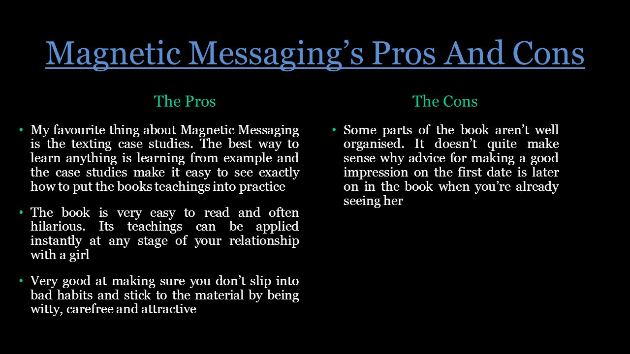 Magnetic Messaging Review 3 Text To Fast-Track Attraction. - ppt download