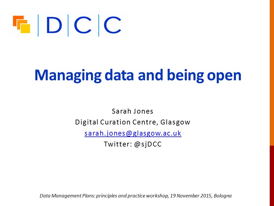 Being Open About Data