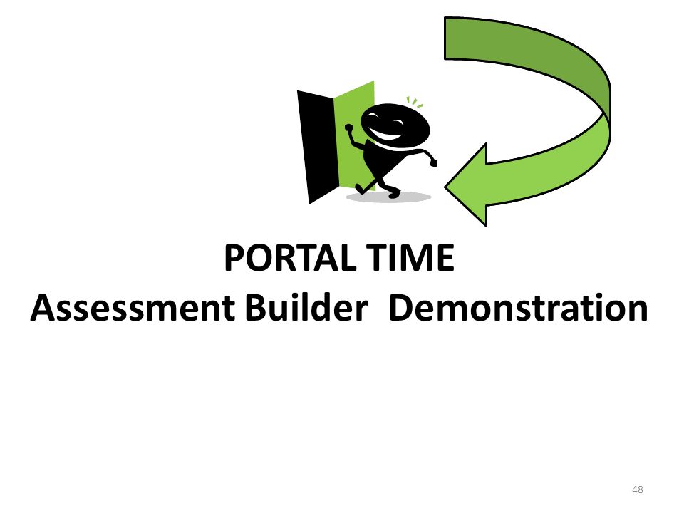 48 PORTAL TIME Assessment Builder Demonstration