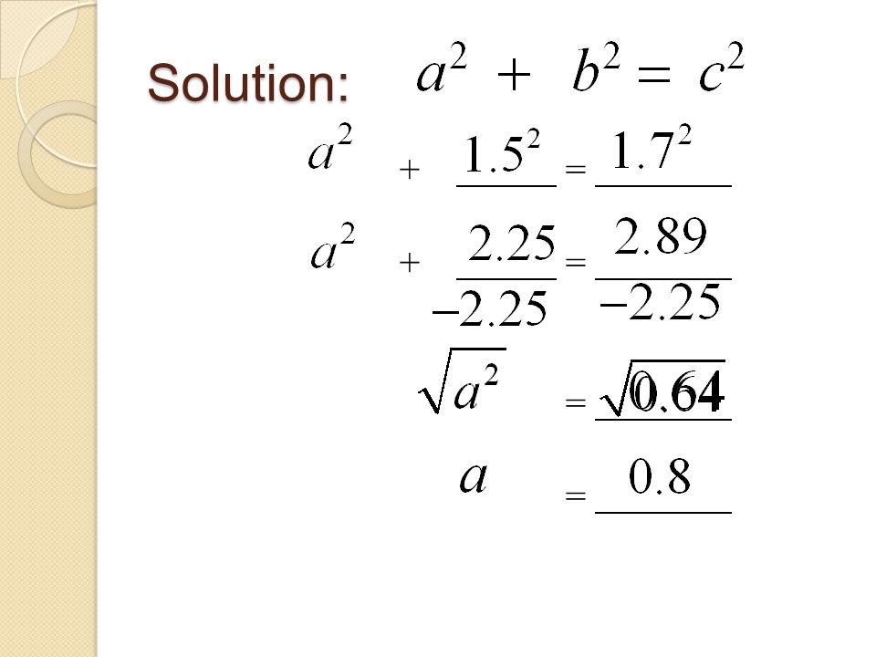 Solution: + = = =