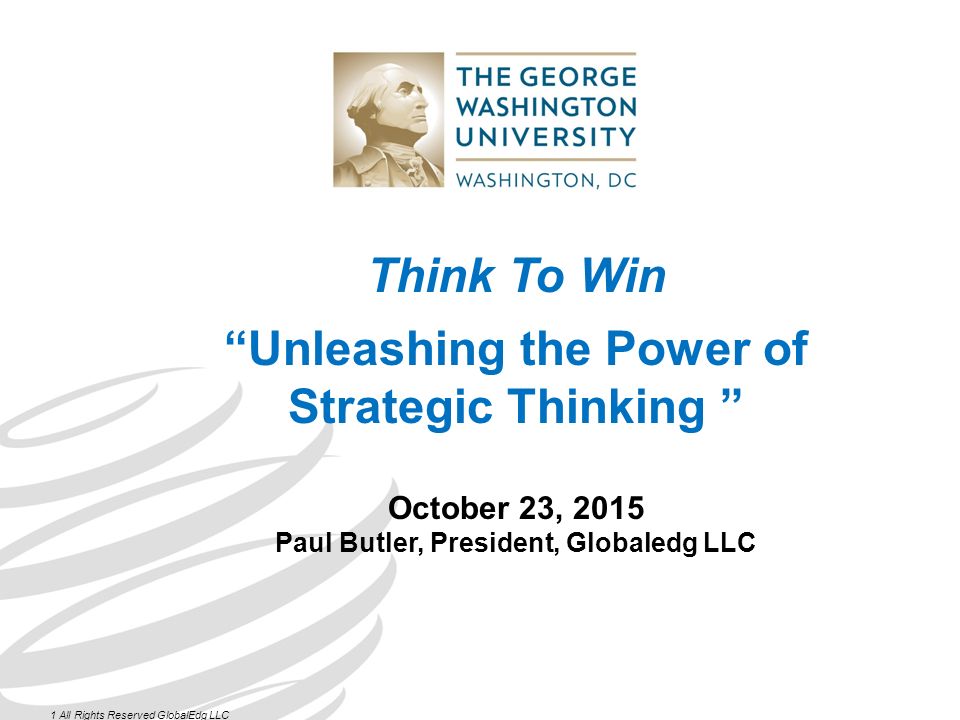 Think To Win Unleashing The Power Of Strategic Thinking - 