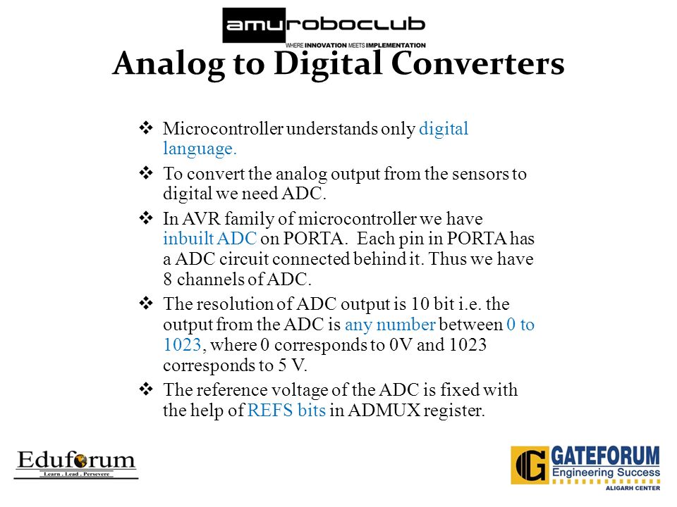 analog to digital converter (adc) analog to digital converters2 analog to digital converters microcontroller
