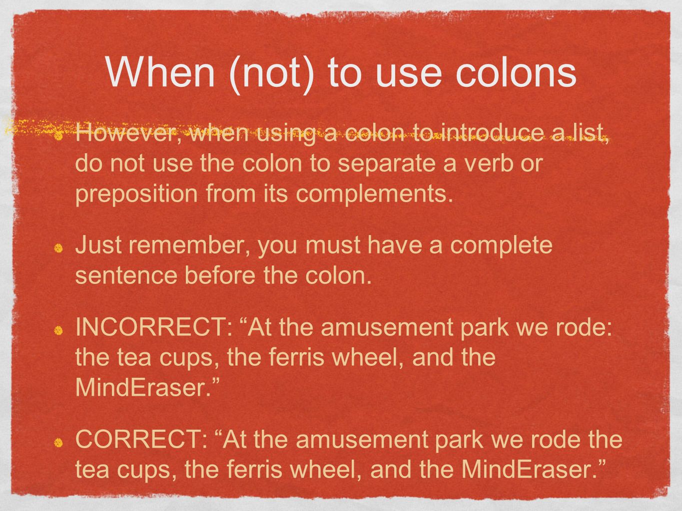 Colons: When and How to Use Them (grammatically, not anatomically
