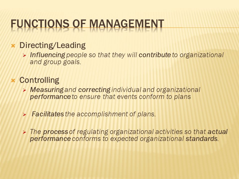 how do the four functions of management affect organizational success