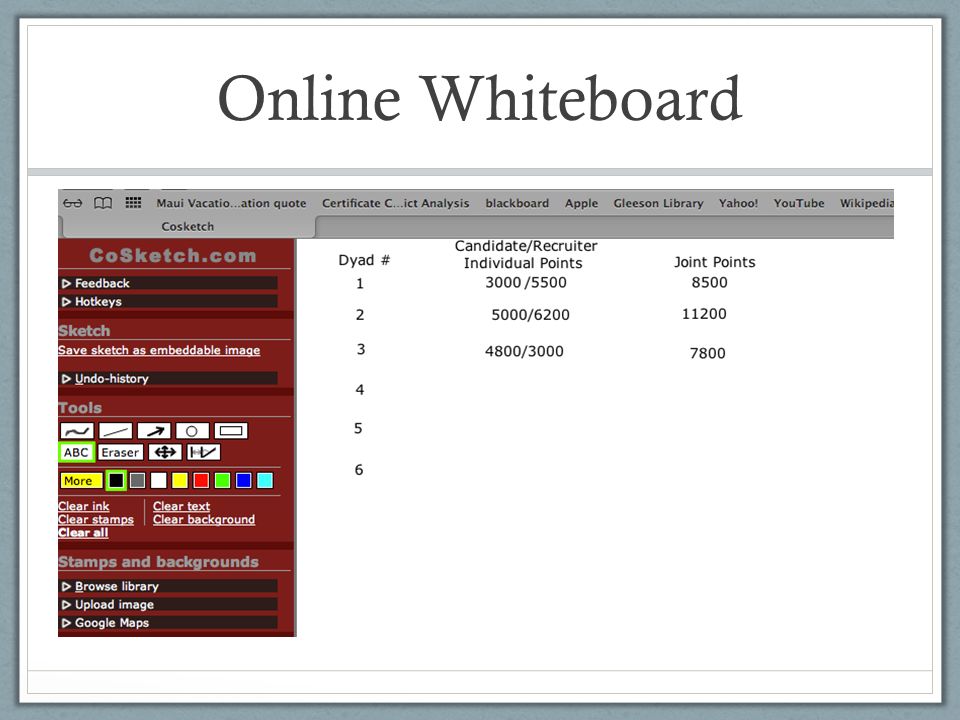 Online Whiteboard
