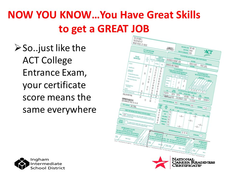 congratulations you have earned a national career readiness great skills to have