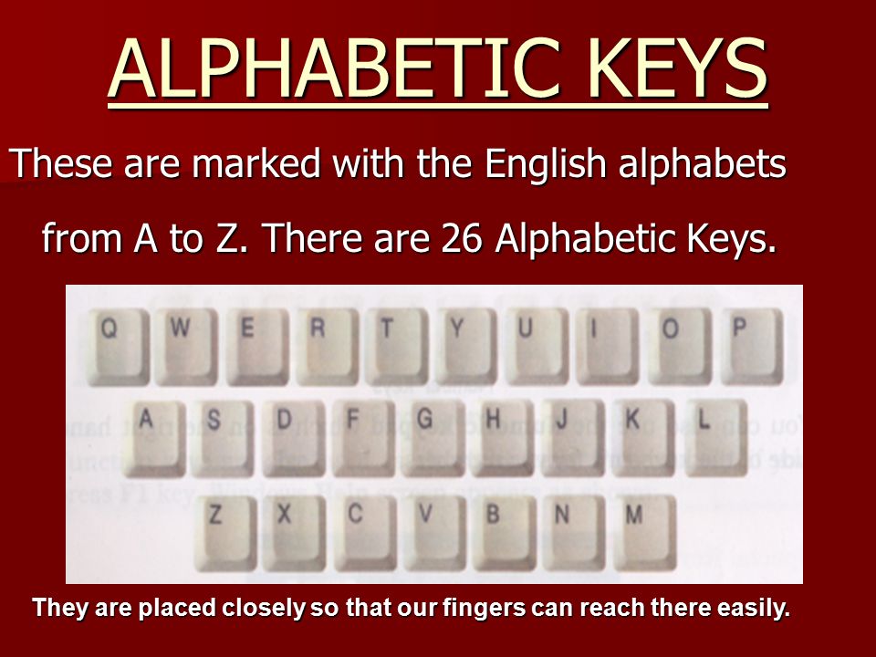 Chapter-4 KEYBOARD. Buttons a keyboard are called Keys. We can type letters, numbers by simply pressing these keys. KEYS ON A KEYBOARD. - ppt download