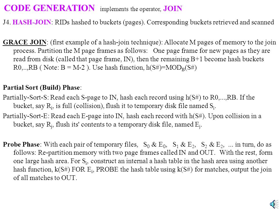 9. Query Processing SQL Queries in a high level language such as SQL ...