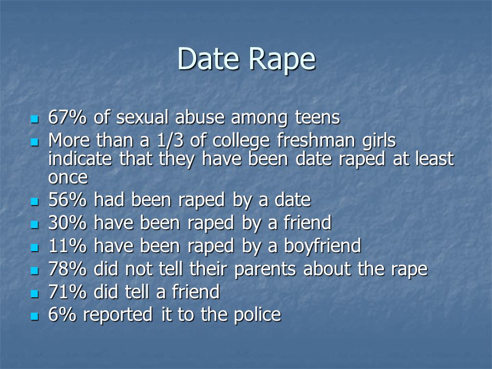 dating someone who has been raped