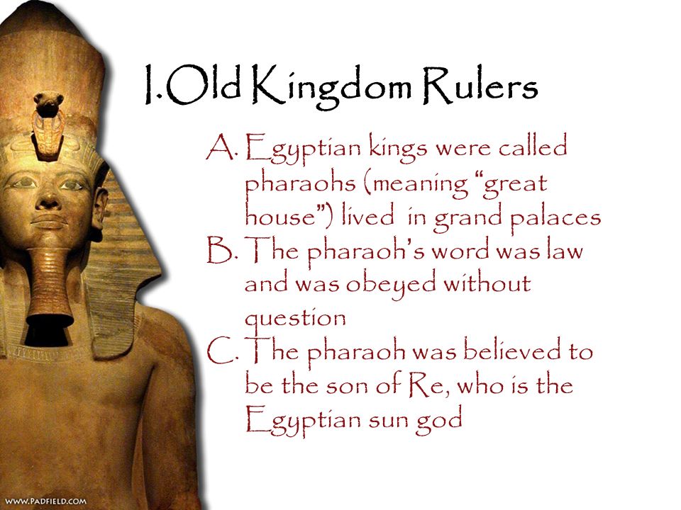 what does pharaoh mean