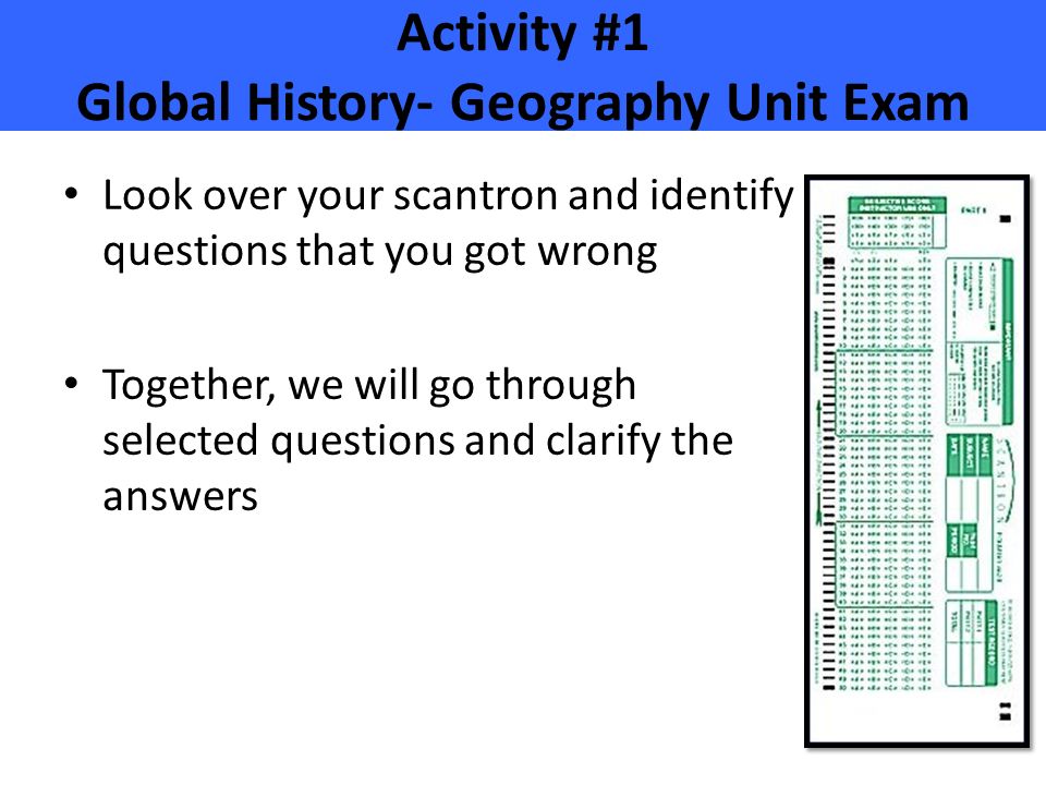 Aim How is vocabulary an essential part of the Global History Regents