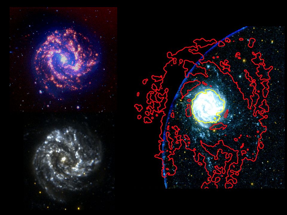 normal galaxies starburst galaxies HI+H 2 mass surface density SFR surface density