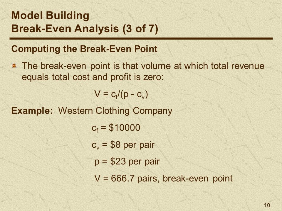 break even point example problems break even analysis example