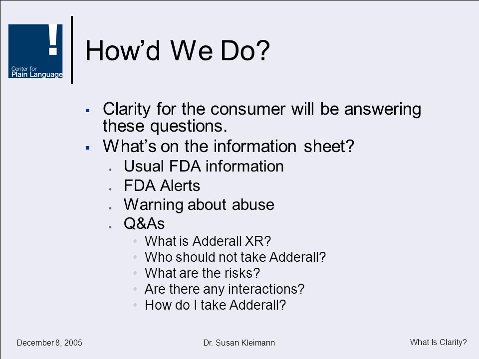 Sheet adderall data xr fda