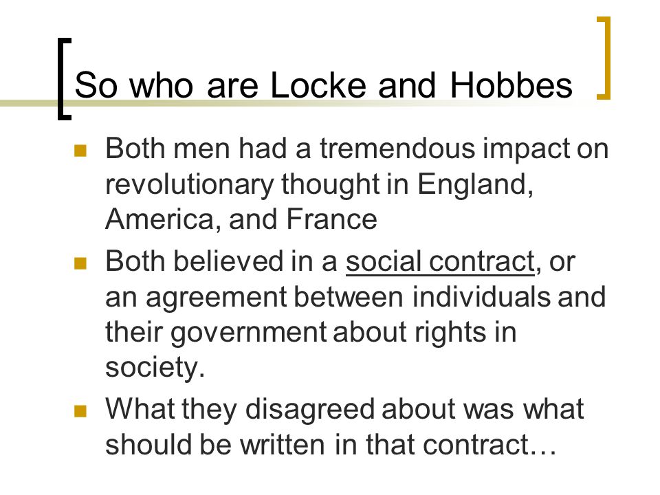 difference between hobbes and locke