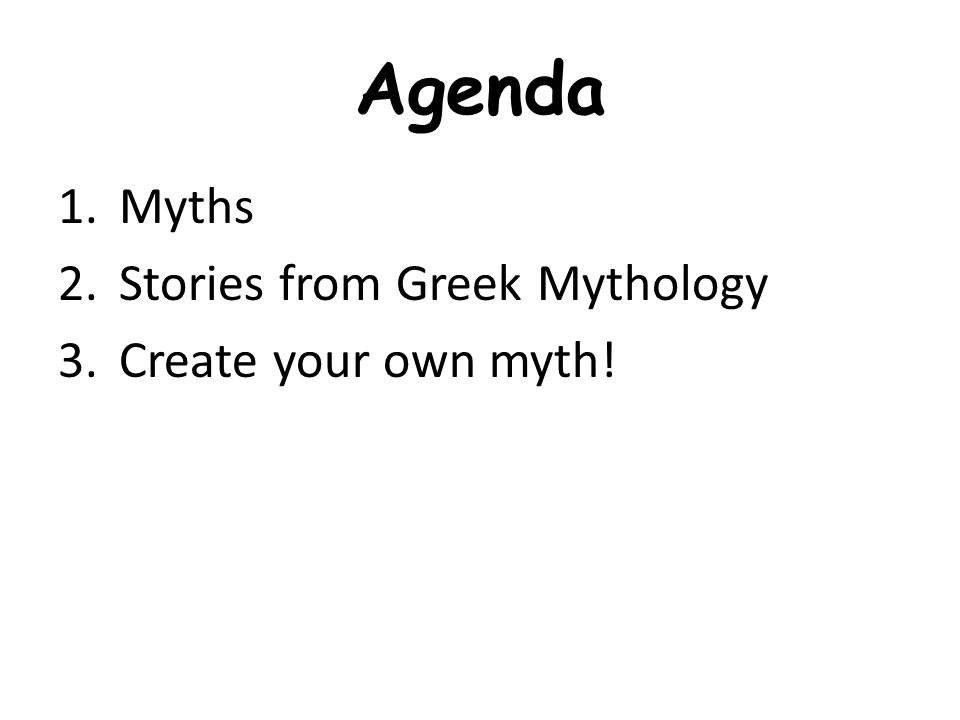 bellringer if myths aren t real why do we study them in history