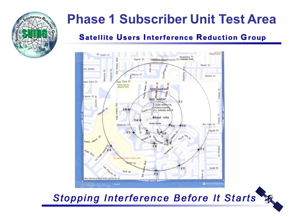 Phase 1 Subscriber Unit Test Area