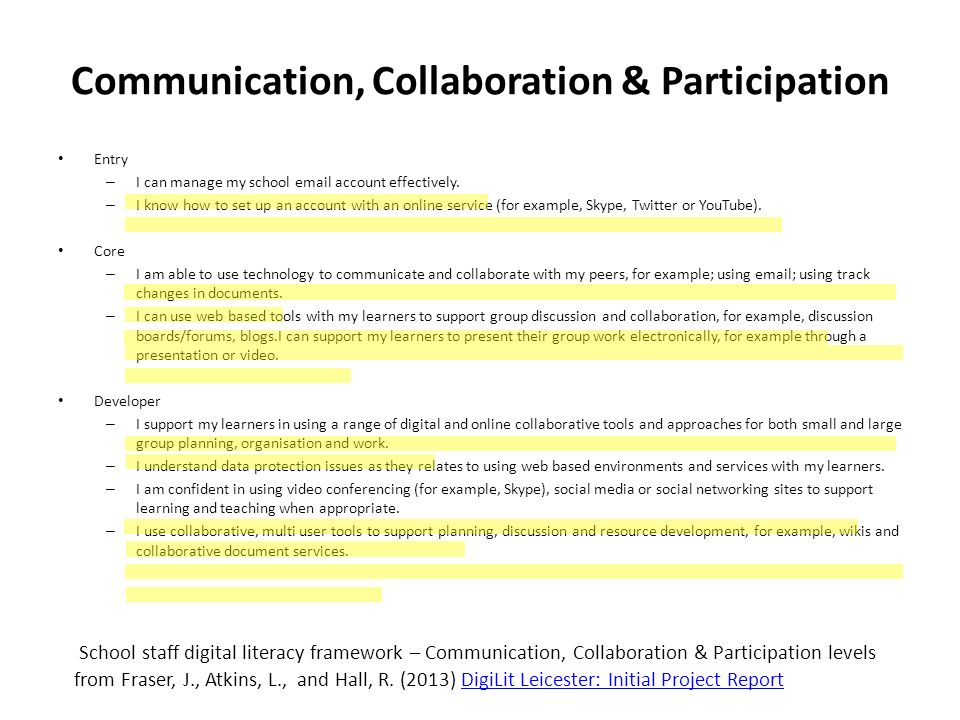 communication and collaboration tools examples