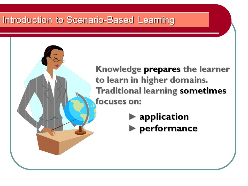 Knowledge prepares the learner to learn in higher domains.