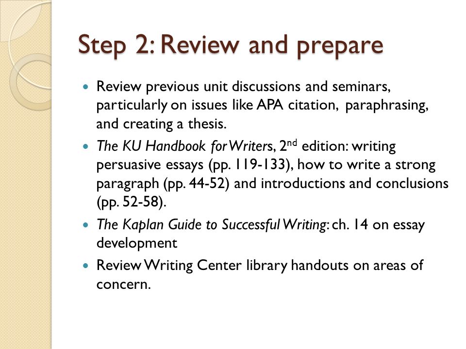 Essay writing center ku