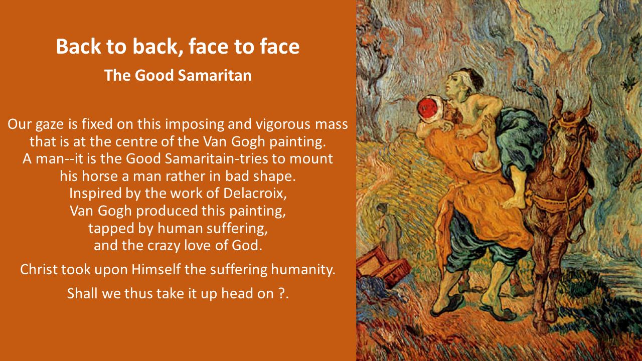 The Good Samaritan Van Gogh (after Delacroix), oil painting, 73x60cm.  Saint-Rémy de Provence, in May ppt download