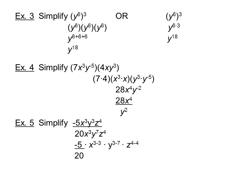 6 1 Polynomials Monomial Monomial 1 Term Monomial 1 Term A Variable Ppt Download