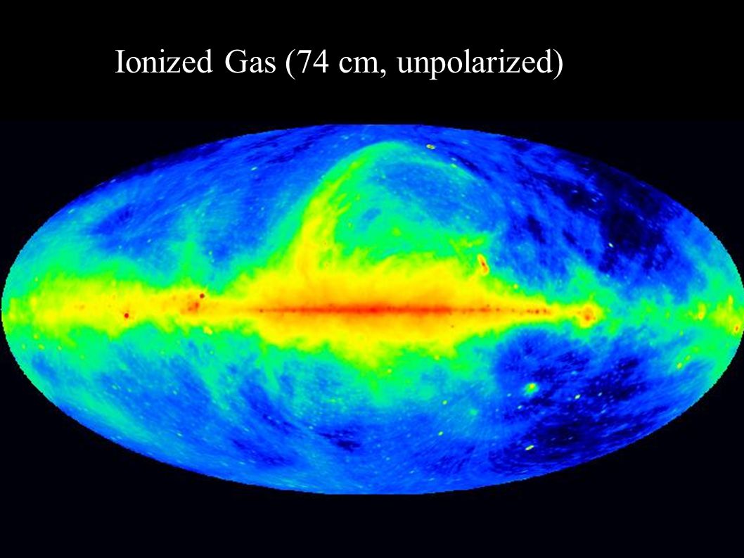 Ionized Gas (74 cm, unpolarized)