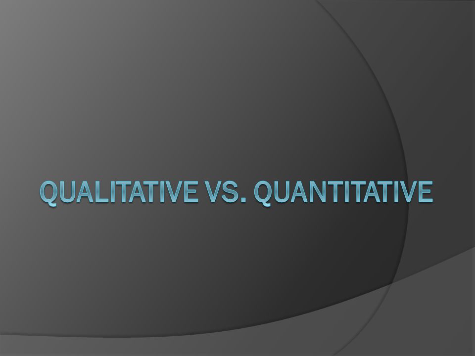 Qualitative ... Overview Quantitative Data Data vs Qualitative Qualitative Quantitative Qualitative Data vs ... Overview Data
