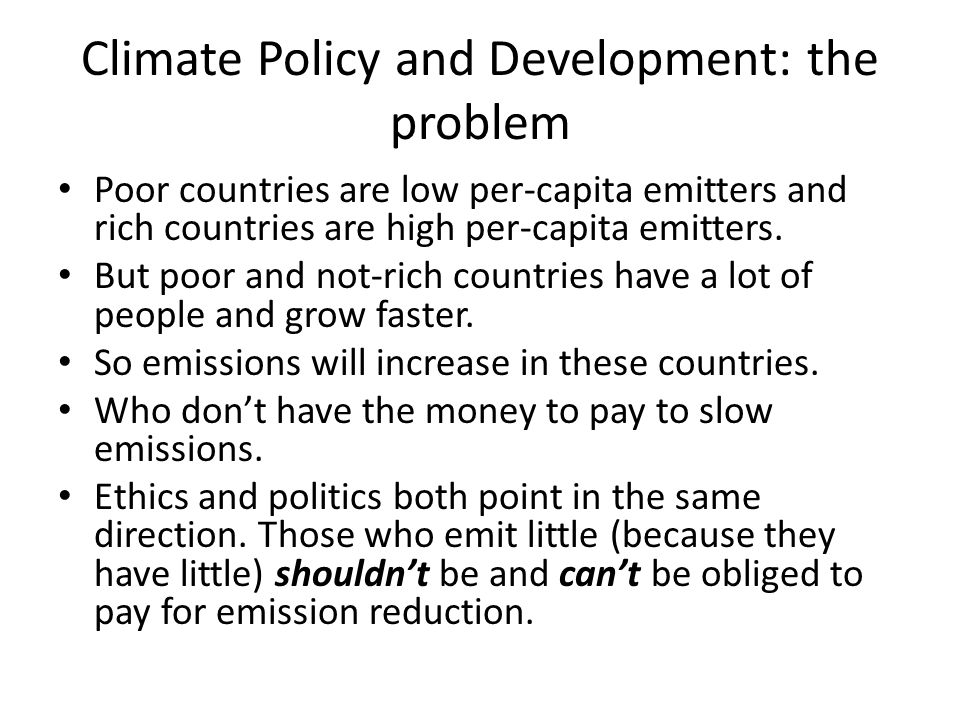 CECFEE Workshop Policy Forum Climate Policies And Development E ...