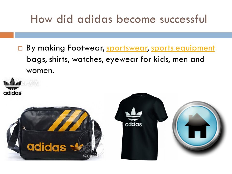 ADIDAS By : Gong The Products that adidas came up with. - ppt download