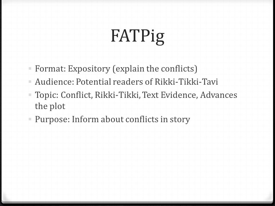 Essay On Hindi Language Fatpig Format Expository Explain The Conflicts Audience Potential Readers Of Rikkitikkitavi Topic Conflict Rikkitikki Text Evidence Classification Essay On Sports Fans also Wide Sargasso Sea Essay Rikkitikkitavi Literary Analysis Prompt Discuss One Or More Faith Definition Essay