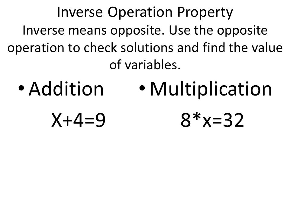 Properties of Addition and Multiplication Why is it important to recognize these properties.