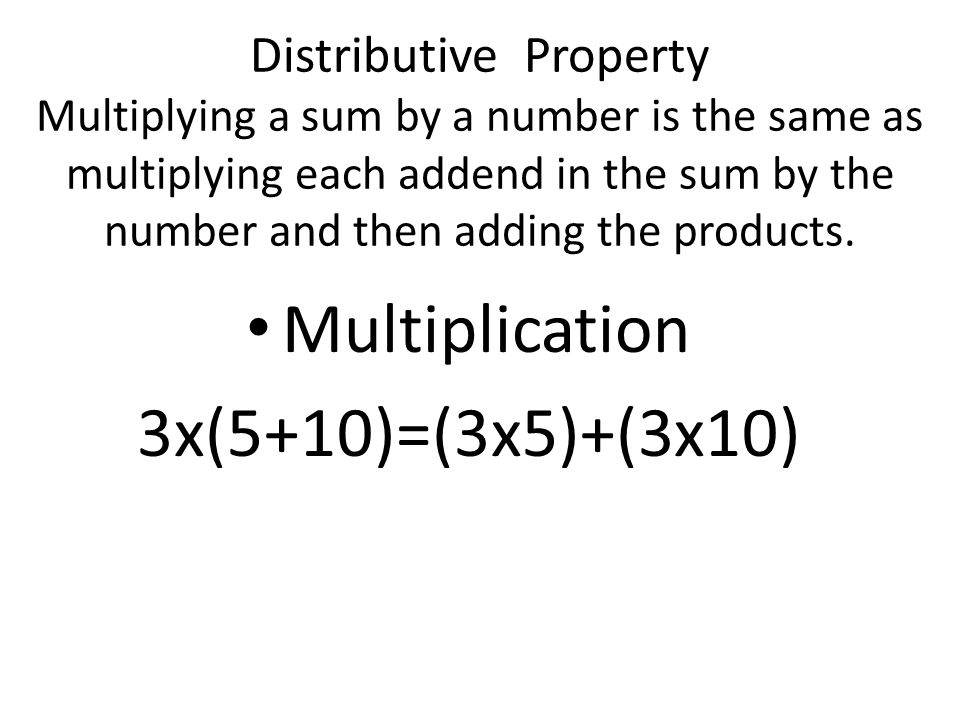 Identity Property The sum of zero and any number equals that number.
