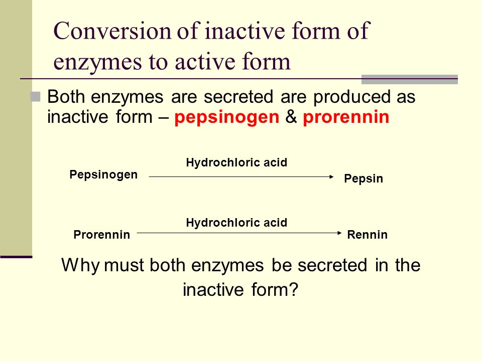 inactive form of pepsin