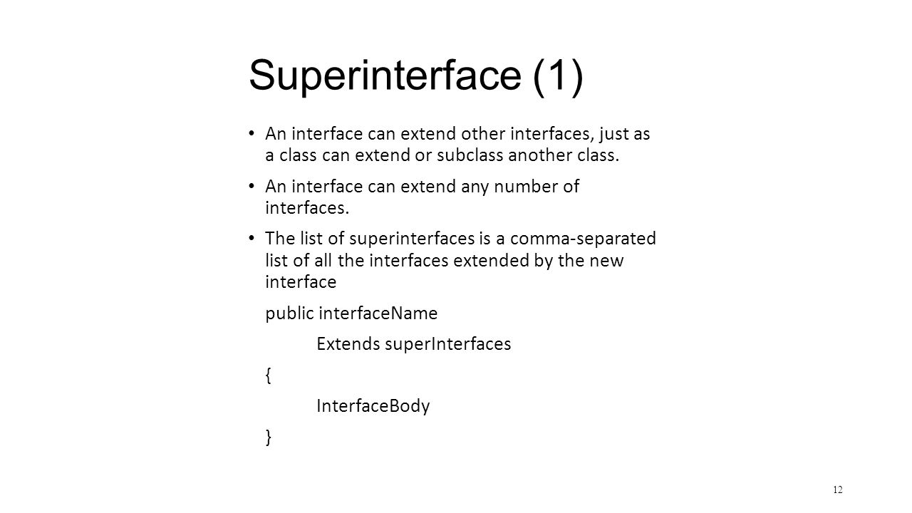 Extend Interfaces From Other Interfaces