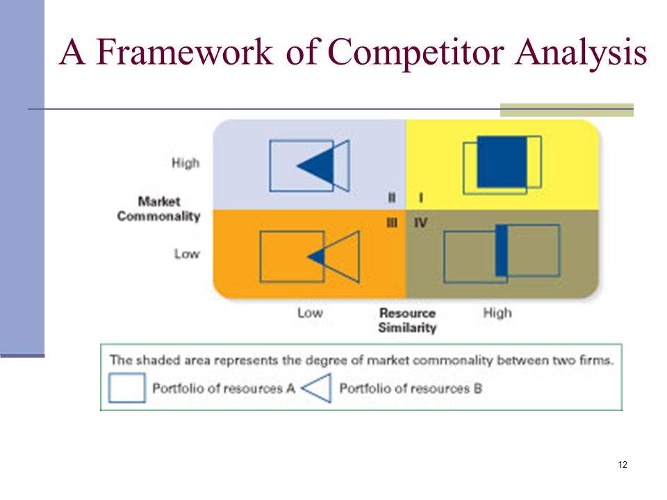 12 A Framework of Competitor Analysis