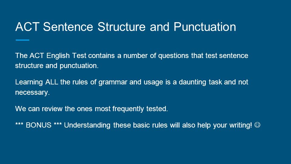 ACT English Test Strategies And Skills ACT English Test 75 Questions sentence-structure-exercises-pdf