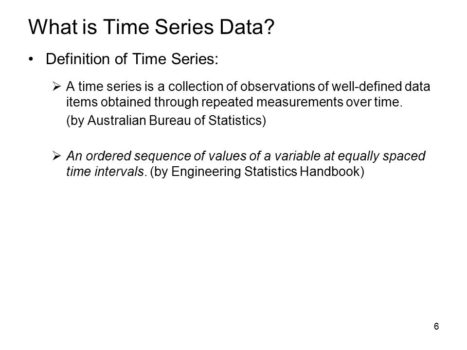 Time Series Data Processes by Tai Yu April 15, ppt download