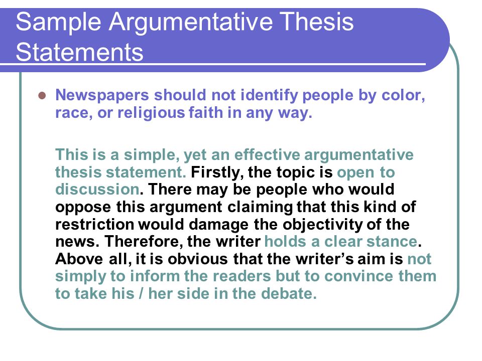 persuasive essay thesis examples