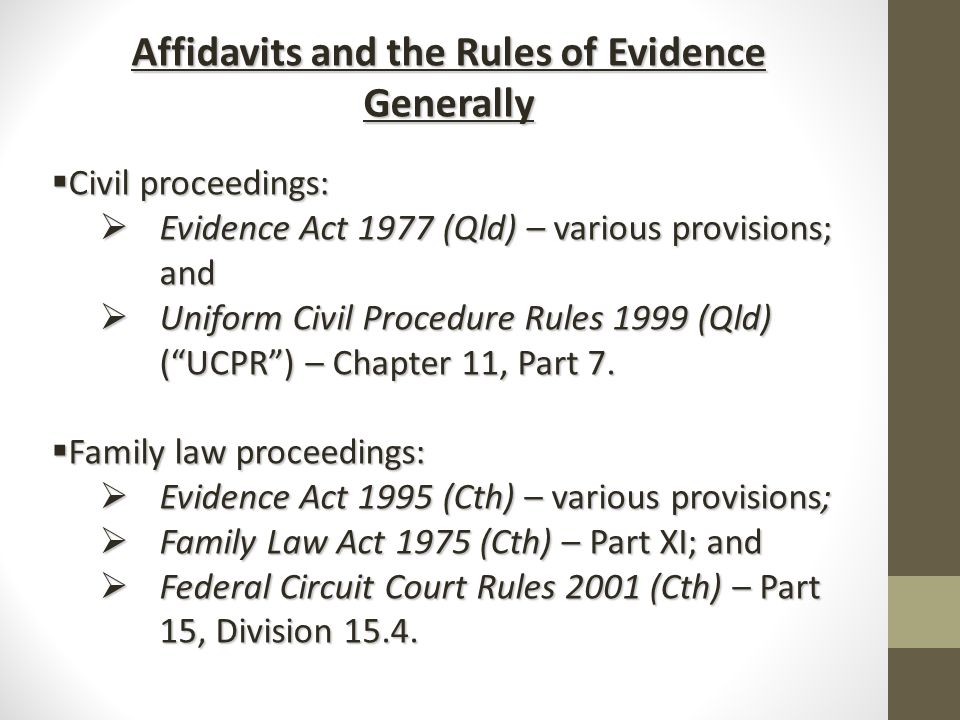 CQLA Conference October 2013: CQLA Conference October 2013: Affidavits and  the Rules of Evidence Presenters: Gerald Byrne:Barrister-at-Law Jordan  Ahlstrand: - ppt download