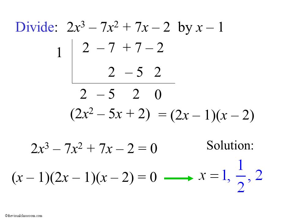 Thevisualclassroom Com To Solve Equations Of Degree 2 We Can Use Factoring Or Use The Quadratic Formula For Equations Of Higher Degree We Can Use The Ppt Download Thevisualclassroom Com To Solve Equations Of Degree 2 We Can Use Factoring Or Use The Quadratic Formula For Equations Of Higher Degree We Can Use The Ppt Download