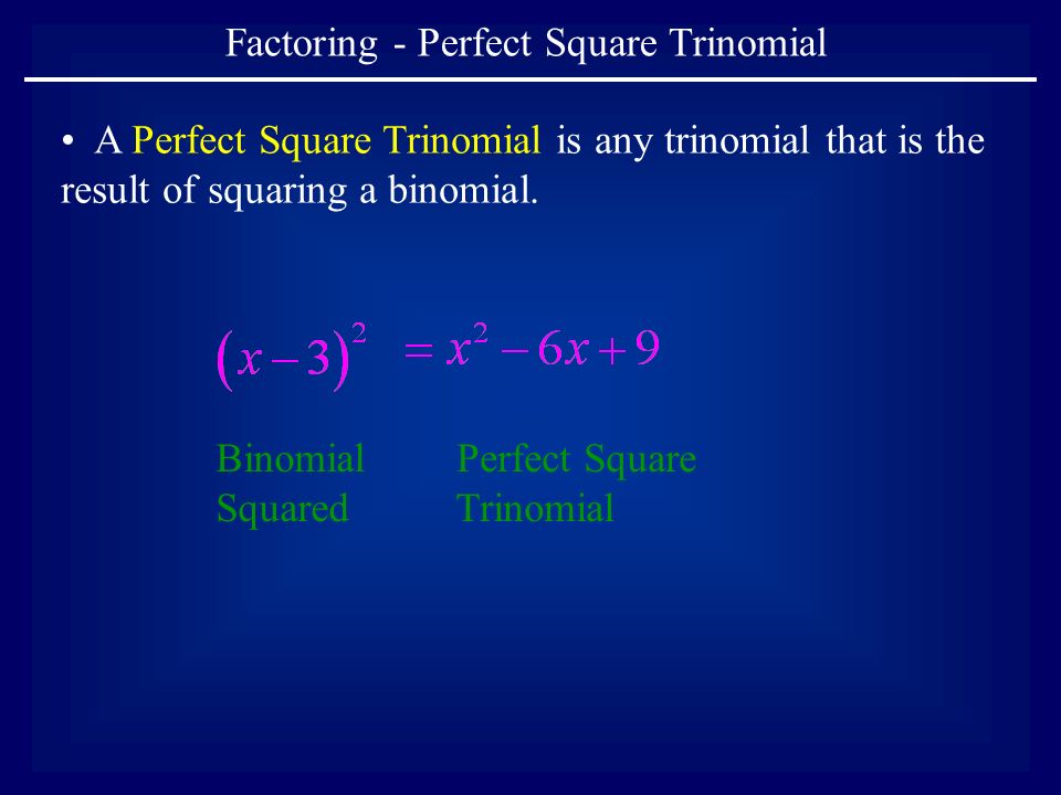 Completing square