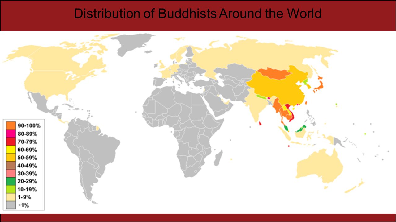 Насколько распространен. Карта распространения буддизма в мире. Страны исповедующие буддизм на карте. Буддизм в каких странах на карте. Карта буддизма в мире.